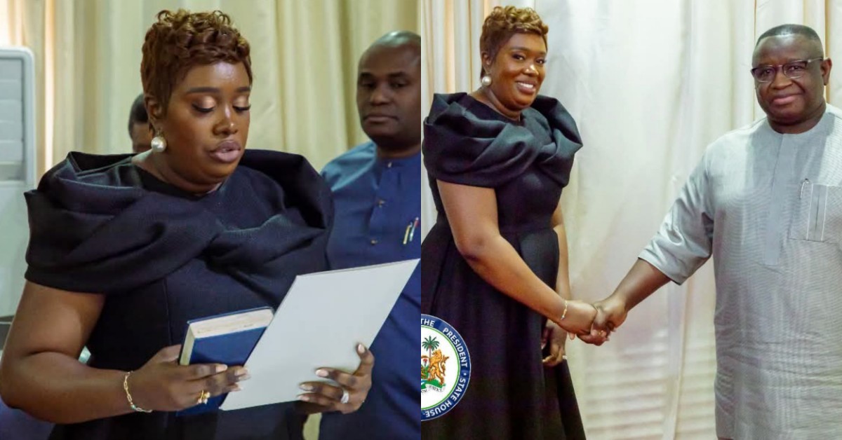President Bio Administers Oath to Tuma Gento-Kamara as Member of Judicial and Legal Service Commission
