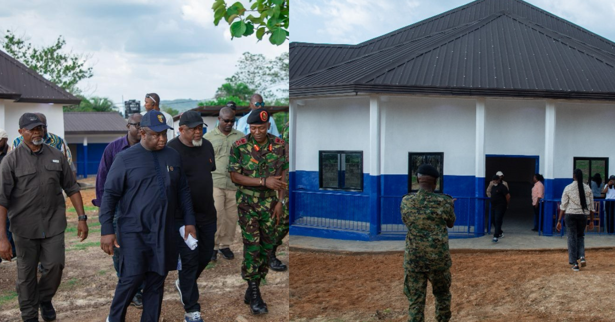 President Bio Opens New Multi-Purpose Military Building for 5th Infantry Brigade