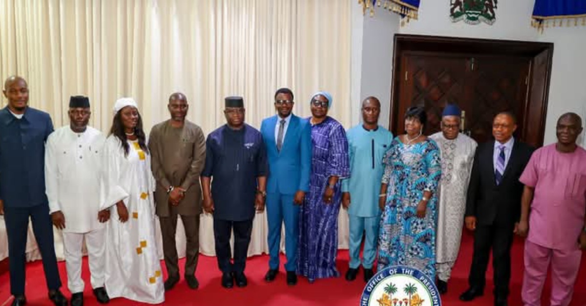 President Bio Inaugurates National Governing Council For APRM