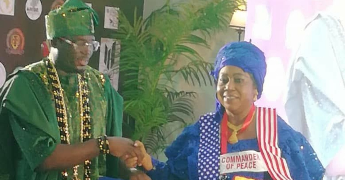Former Tourism Minister Dr. Memunatu Pratt Decorated as ‘Commander of Peace’ in Nigeria