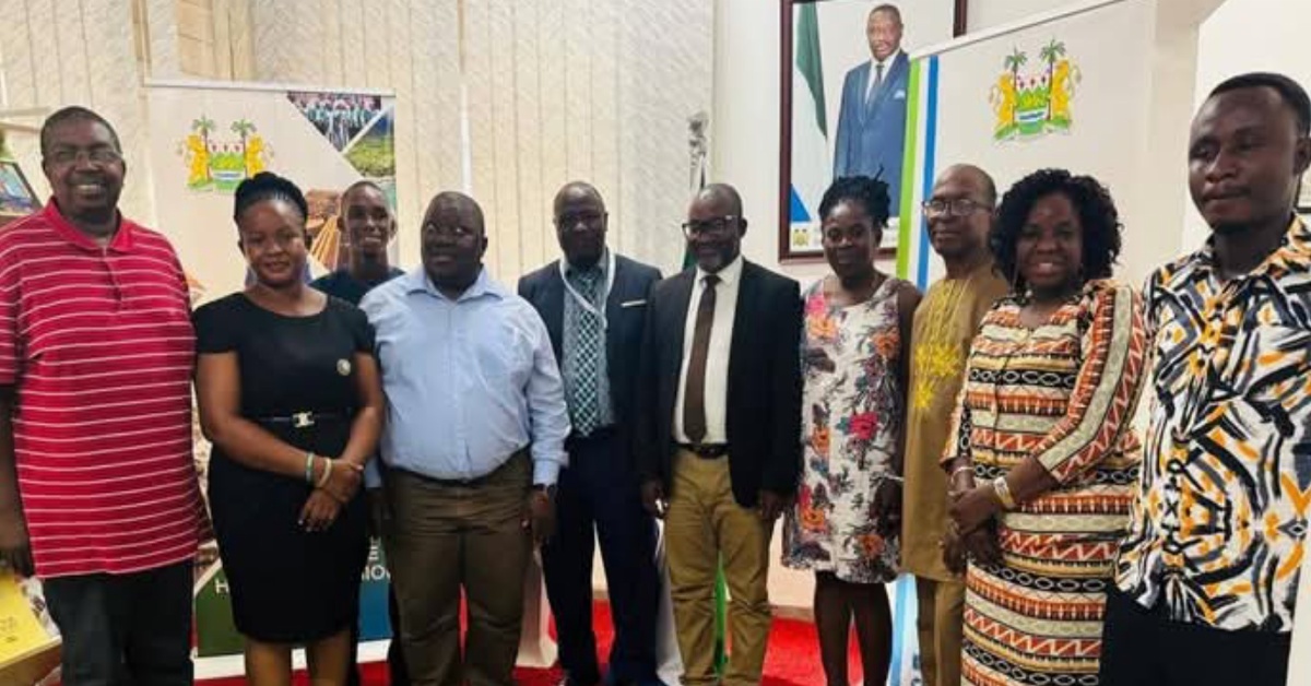 NSTIC-SL Delegation Visits Sierra Leone High Commission in Ghana During Peer-to-Peer Learning Tour