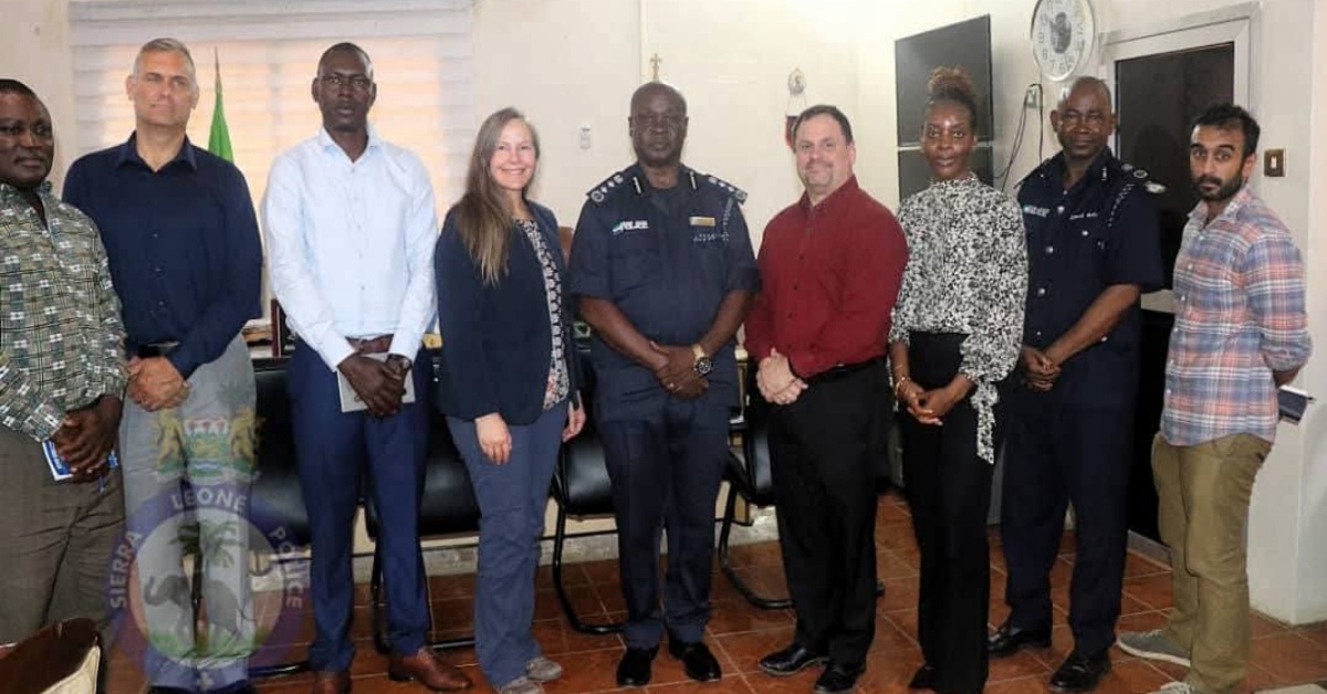 Sierra Leone Police Partner with U.S. Homeland Security to Strengthen Crime-Fighting Skills