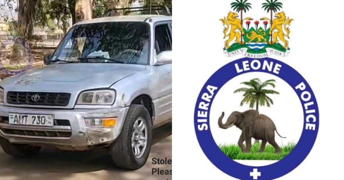 Police Launch Investigation into Theft of Toyota RAV4 in Freetown