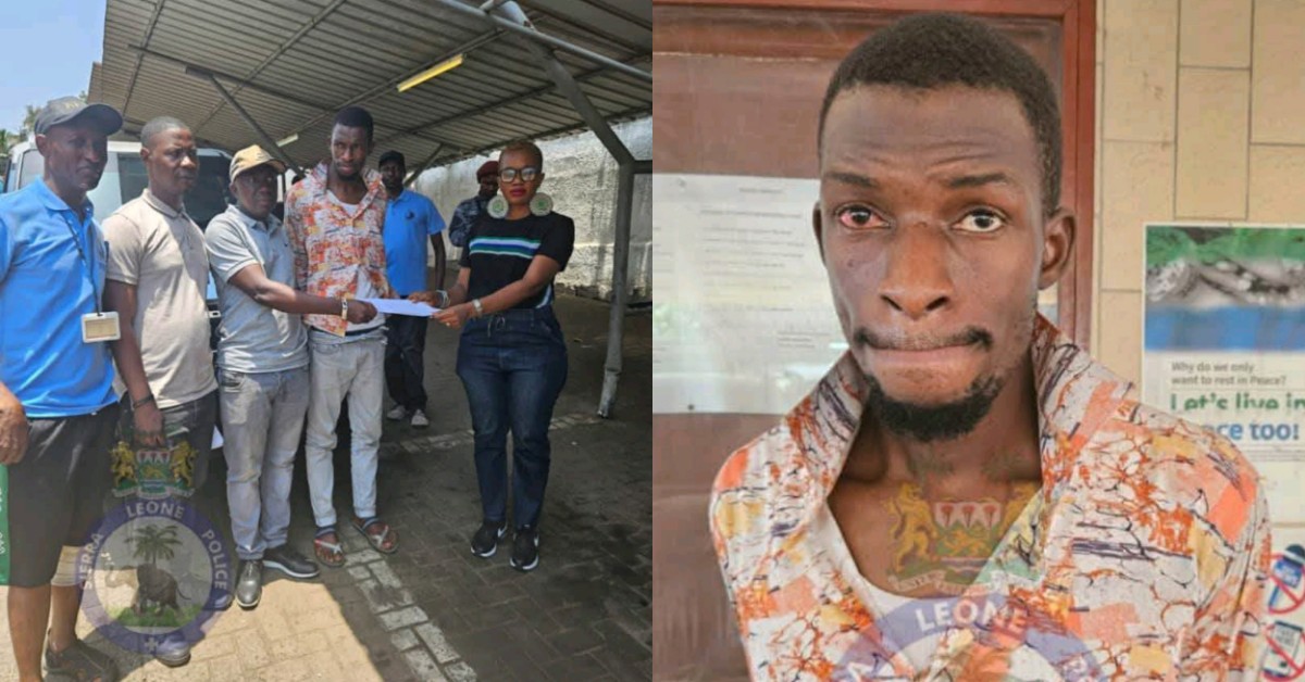 Sierra Leone Police Capture Notorious Criminal Wanted for Murder And Armed Robbery in Guinea