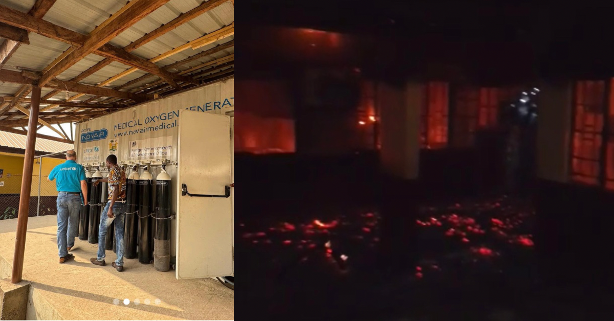 Devastating Fire Ravages Special Care Baby Unit at Makeni Regional Hospital