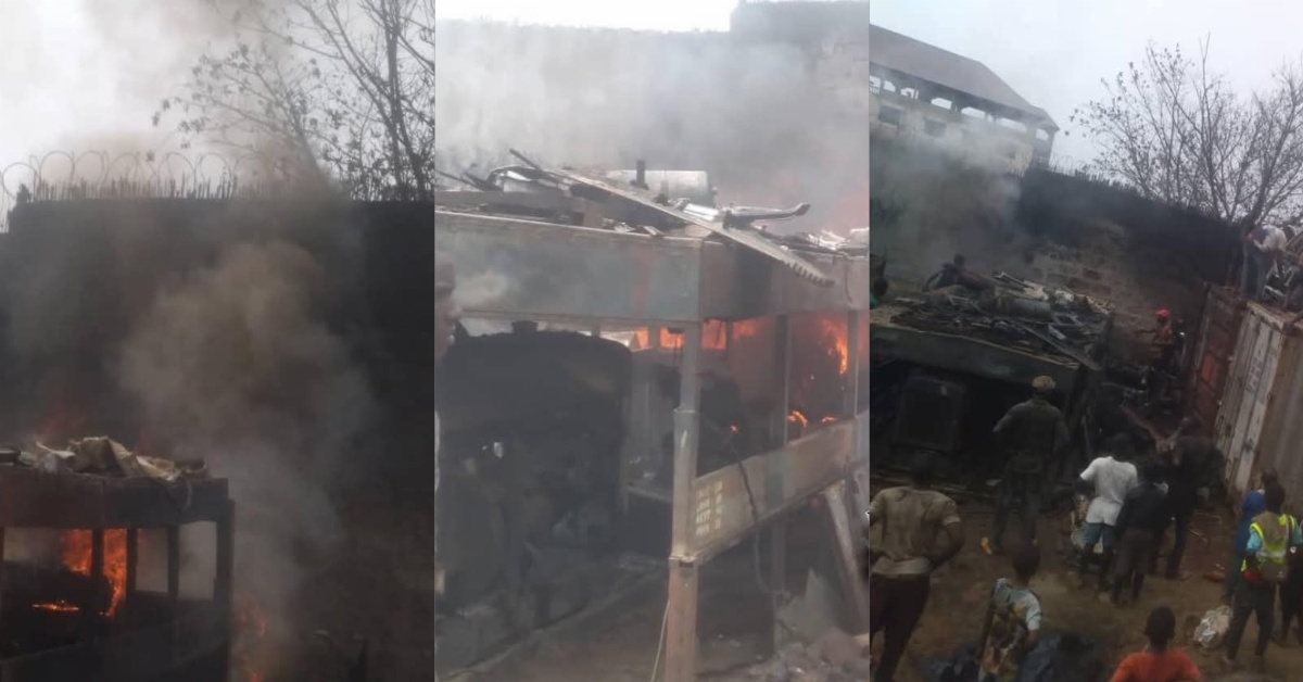 Tanker Explodes at Shell New Road in Freetown