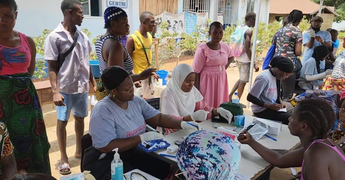 Rotaract Club of Freetown Provides Free Medical Outreach for Over 500 Residents on Tasso Island
