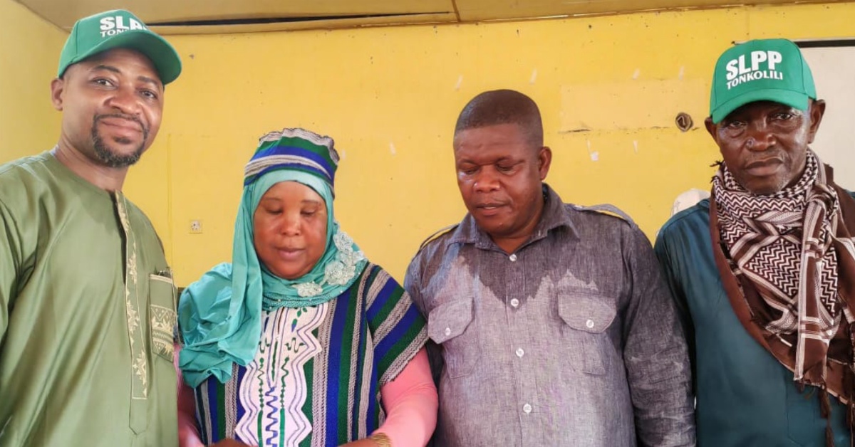 Ahmed Saybom Kanu Re-Elected SLPP Chairman of Tonkolili District