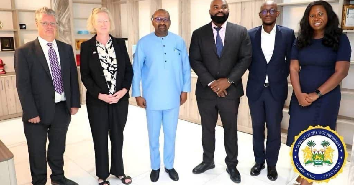 VP Juldeh Jalloh Engages British International Investment to Boost Private Sector Growth in Sierra Leone