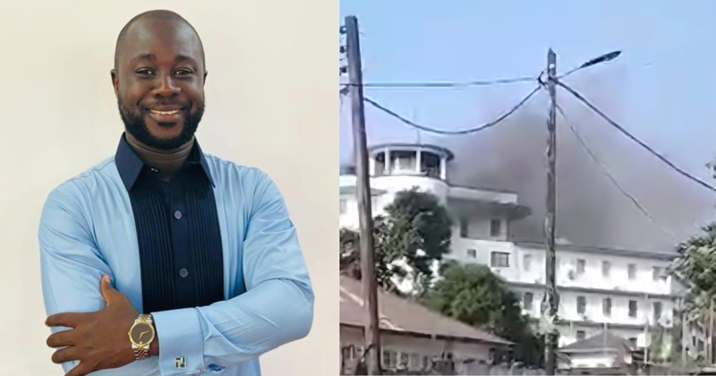 Yusuf Keketoma Sandi Reacts as Fire Destroys His Entire Office in State House