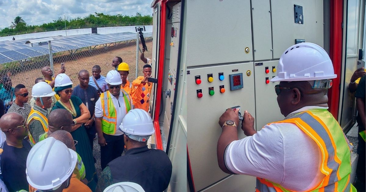 President Bio Commissions 1MW Solar Power Plant in Moyamba Funded by World Bank