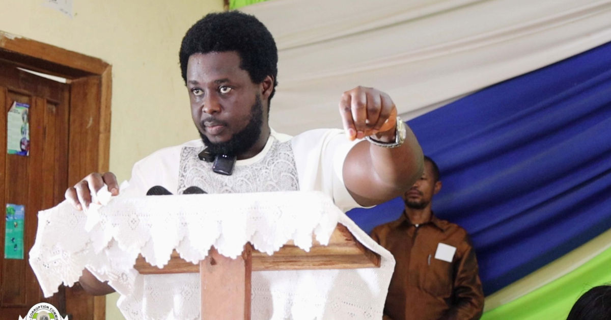 ACC Commissioner Francis Ben Kaifala Lectures Integrity Message in Kabala