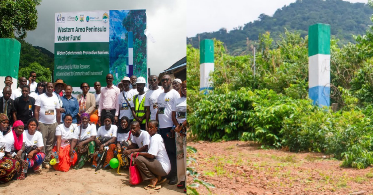 CRS and Government Take Steps to Protect Freetown’s Water Source