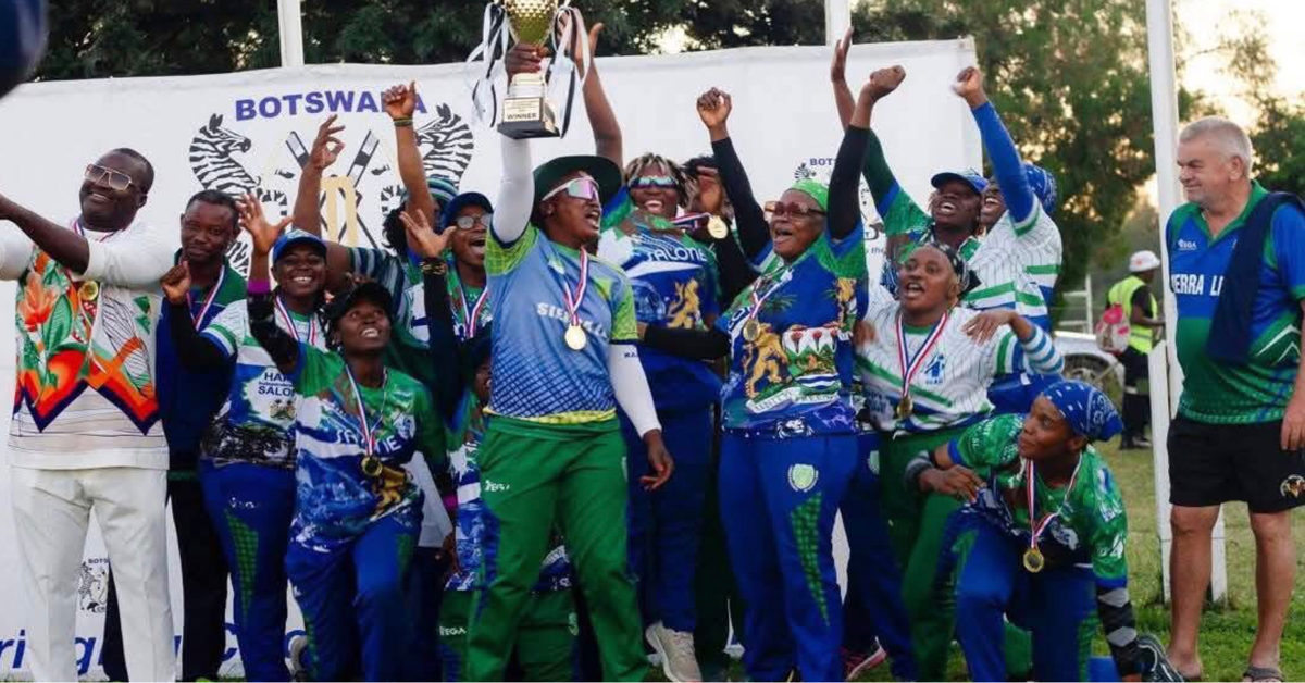 Sierra Leone Women’s Cricket Team Wins Kalahari Women’s T20i Tournament in Botswana