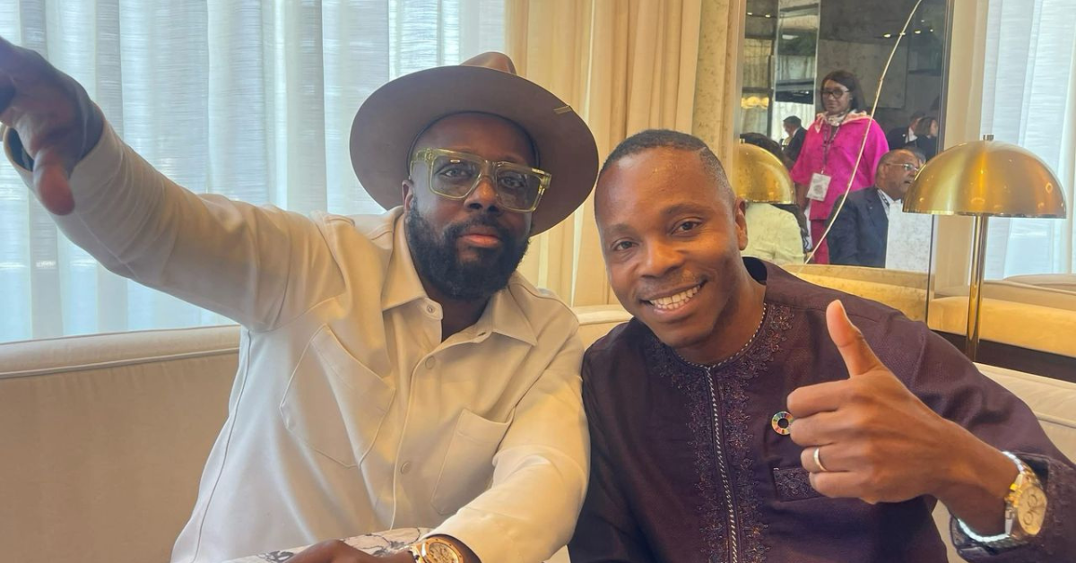 Chief Minister David Sengeh Engages Wyclef Jean Featuring Rap Battle at Global Citizens Event