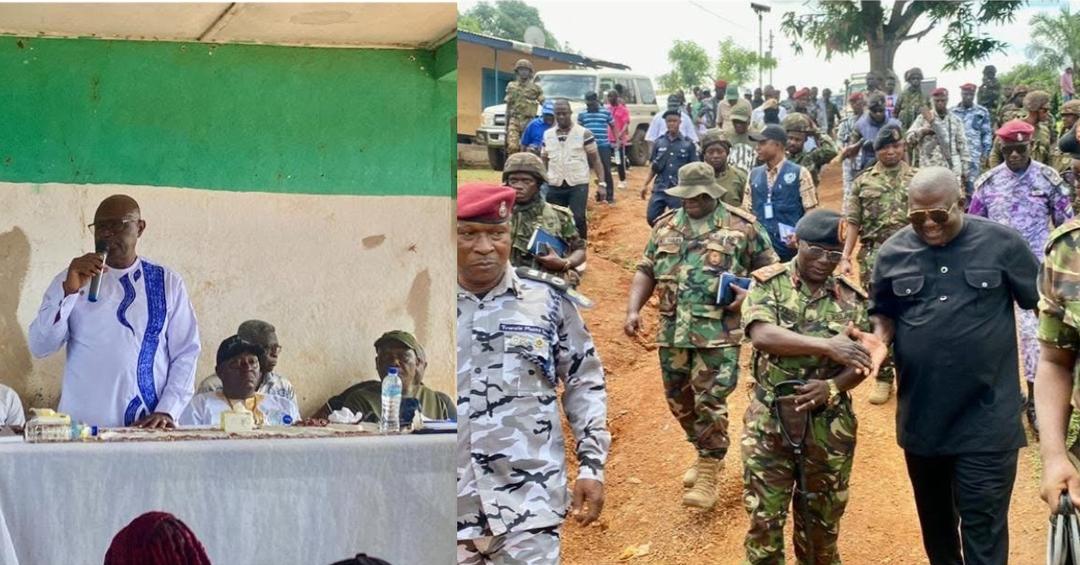 Government Delegation Visits Koindu to Address Yenga Border Dispute with Guinea