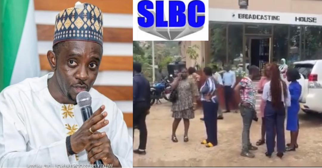 Information Minister Chernor Bah Engages SLBC Staff on Welfare and Leadership Concerns