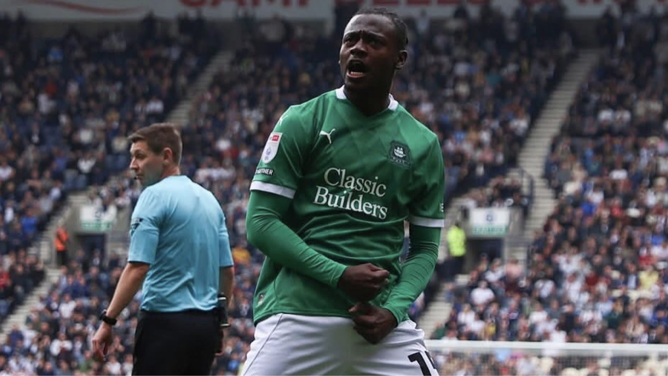 Leone Stars Forward Mustapha Bundu Secures Plymouth Argyle Goal of The Season
