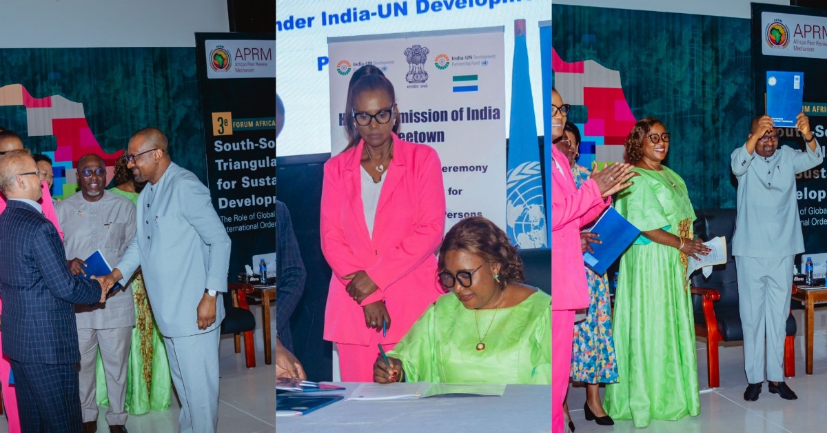 Indian High Commission Launches Project to Support Persons with Disabilities in Sierra Leone
