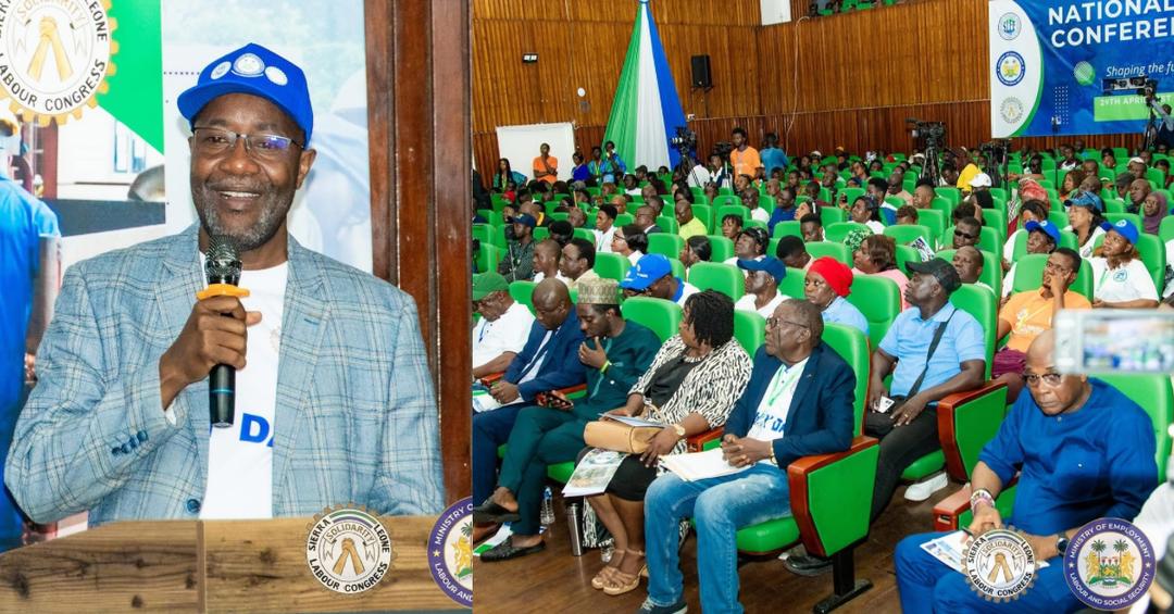 Labour Minister Advocates for Standards and Decent Working Conditions at Inaugural National Labour Conference in Freetown