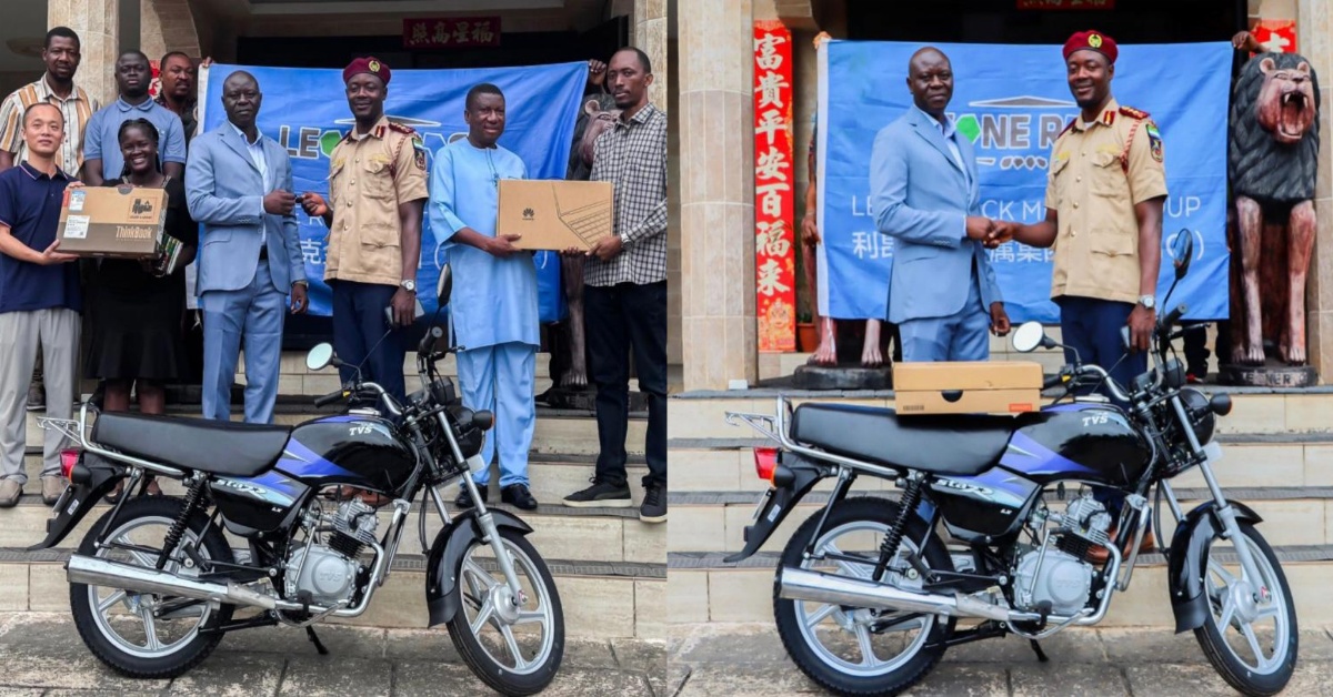 LRMG Donates Motorbikes, Communication Equipment, and Computers to Boost Road Safety in Sierra Leone