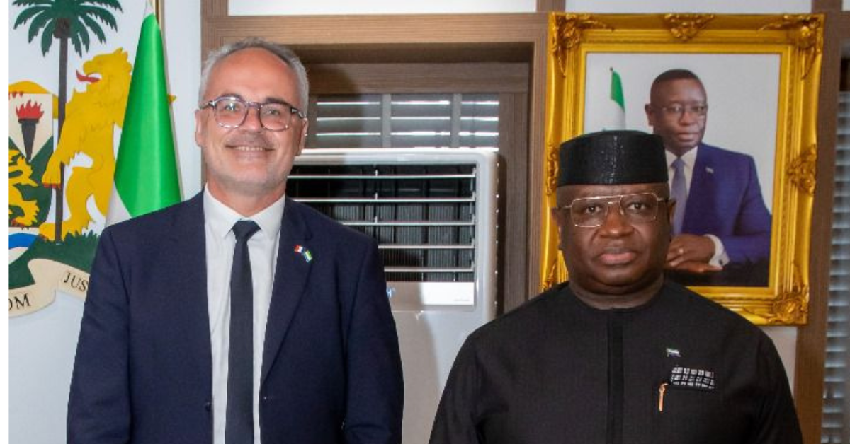 President Bio Hosts French Ambassador Briard Luc for Diplomatic Meeting