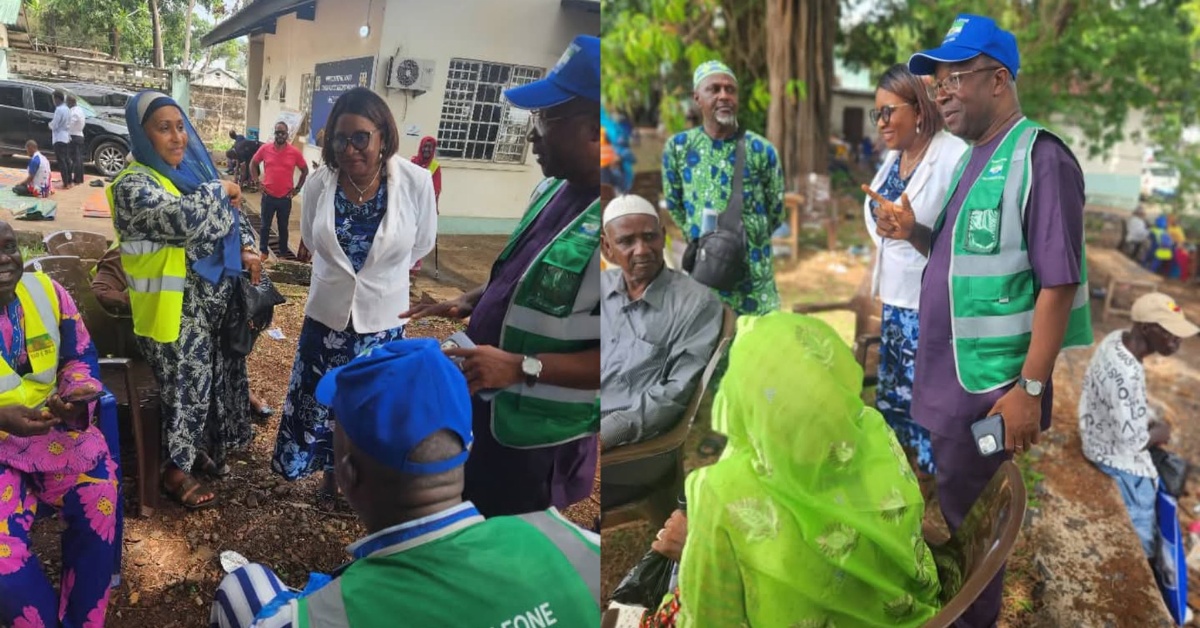 Minister of Social Welfare Melrose Karminty Engages Hajj Pilgrims Ahead of Departure