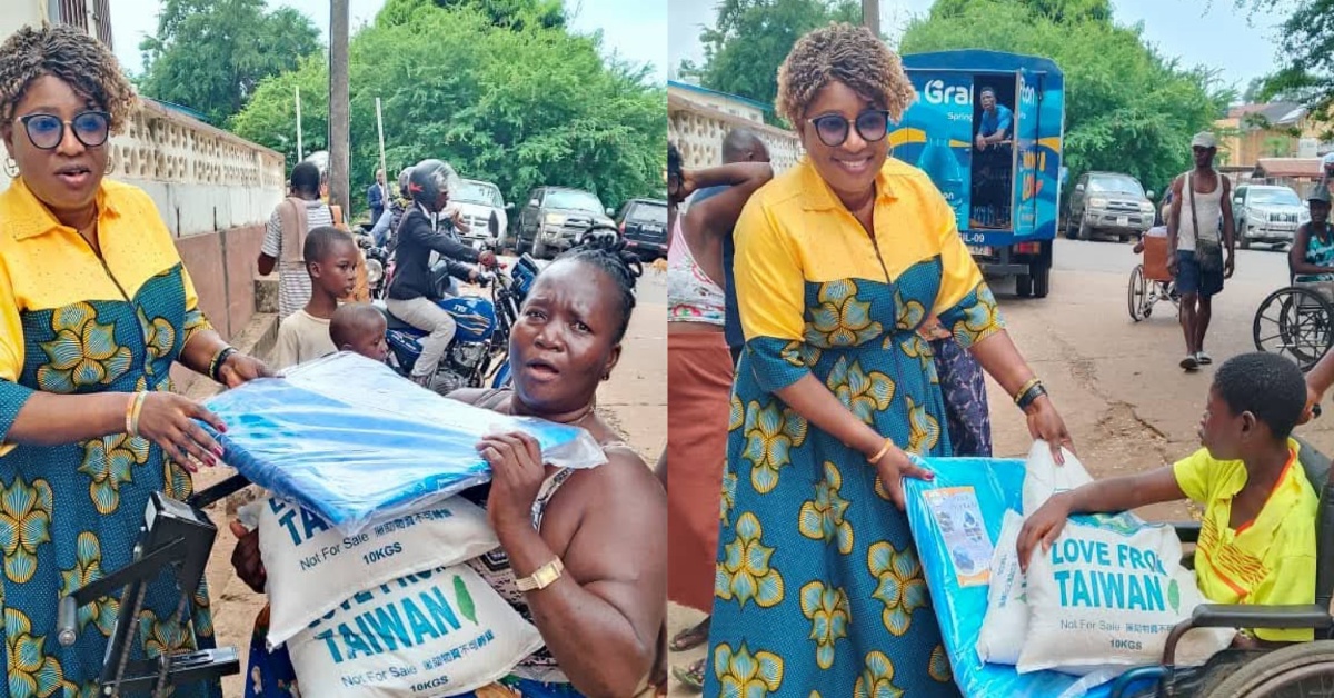 Ministry of Social Welfare Distributes Relief Supplies to Disable Persons in Freetown