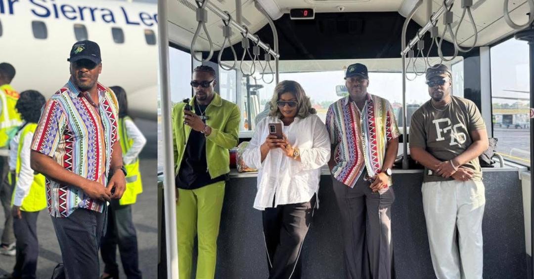Nigerian Celebrities Praise Air Sierra Leone as They Arrive in Freetown For Movie Launch