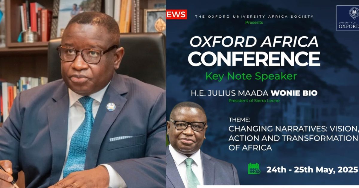 President Maada Bio to Deliver Keynote Address at Oxford Africa Conference 2025