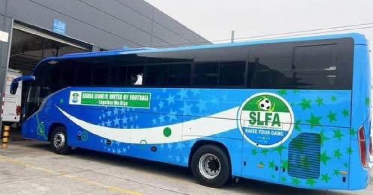 Sierra Leone Football Association Welcomes Arrival of National Team’s Buses