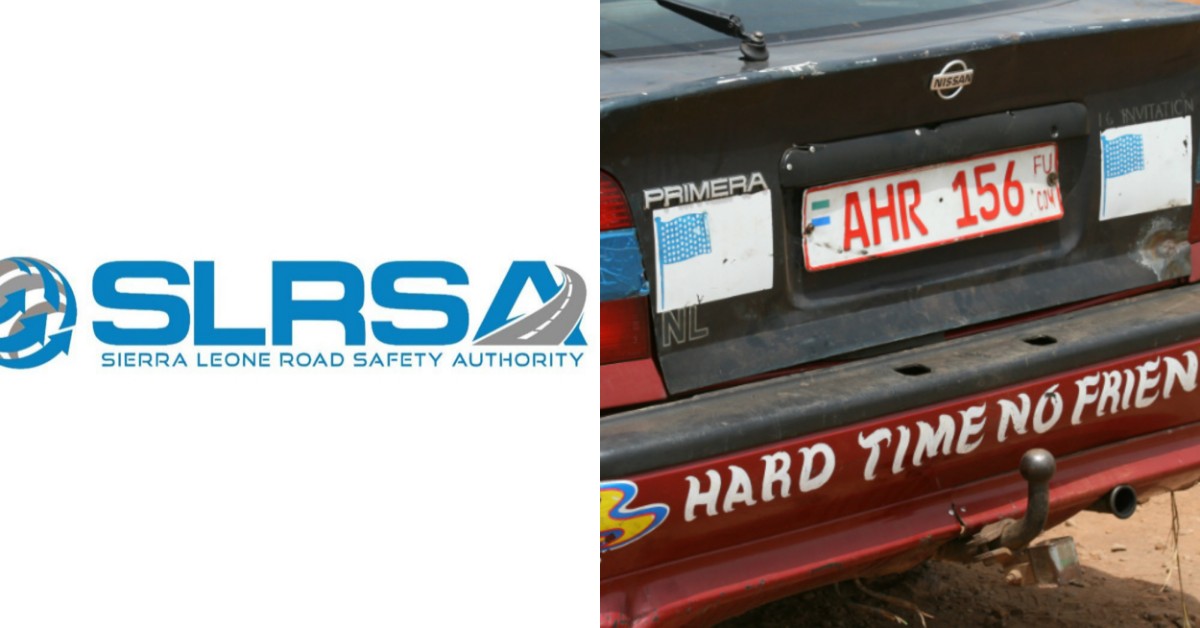 SLRSA Warns Drivers to Display License and Registration Plates