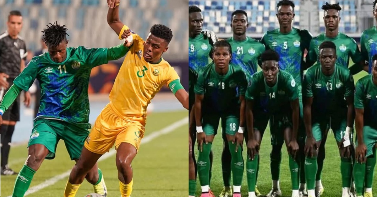 Sierra Leone U-20 Falls 4-1 to South Africa in Final Group Match at U-20 AFCON
