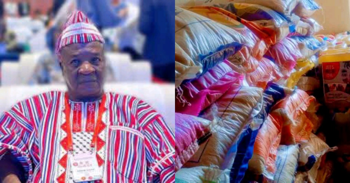 Yenga: Liberian Minister of Internal Affairs Donates Rice and Palm Oil to Affected Kissi Communities