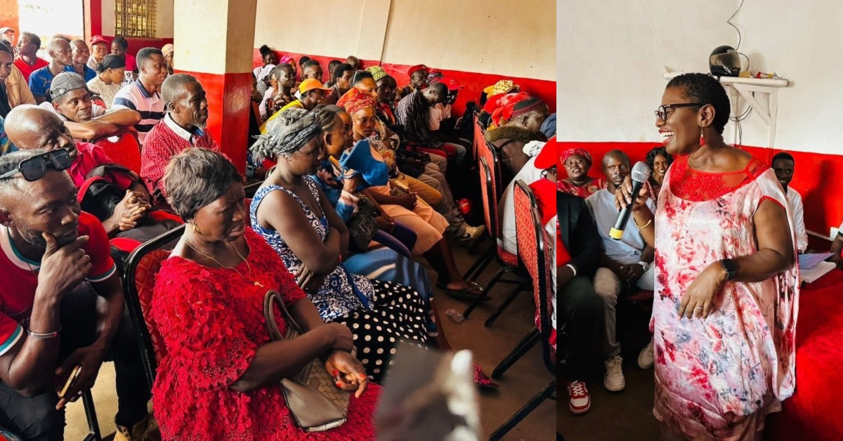 Freetown Mayor Yvonne Aki-Sawyerr Hobnobs With APC Executives in Two Districts