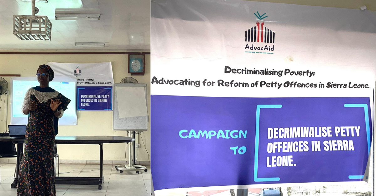 AdvocAid Hosts Roundtable on Decriminalizing Petty Offenses in Sierra Leone