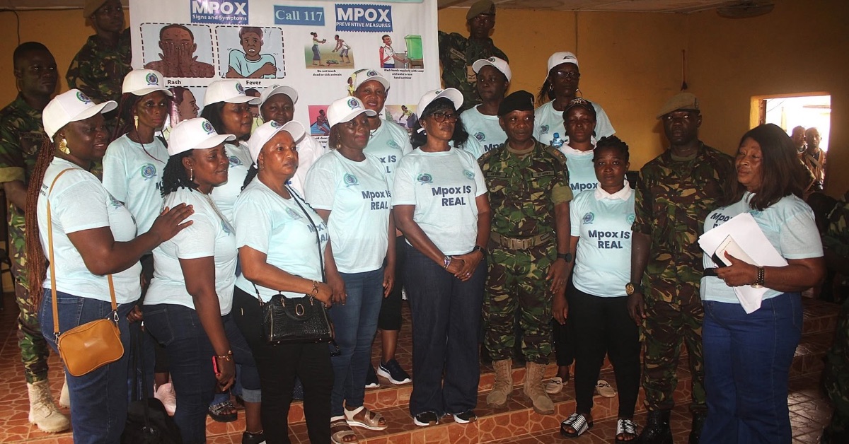 Armed Forces Wives Cooperative Society Launches Mpox Sensitisation Campaign in RSLAF Barracks