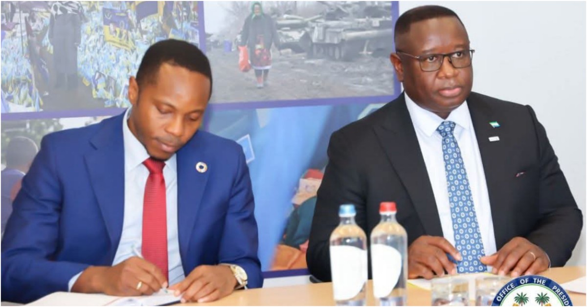 Chief  Minister David Sengeh Shares Government BREAD Plan