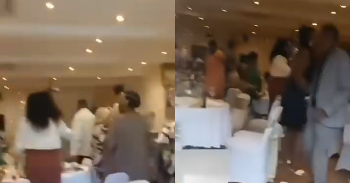 British Man Drags Sierra Leonean Wife’s Family Out of Wedding Reception Hall