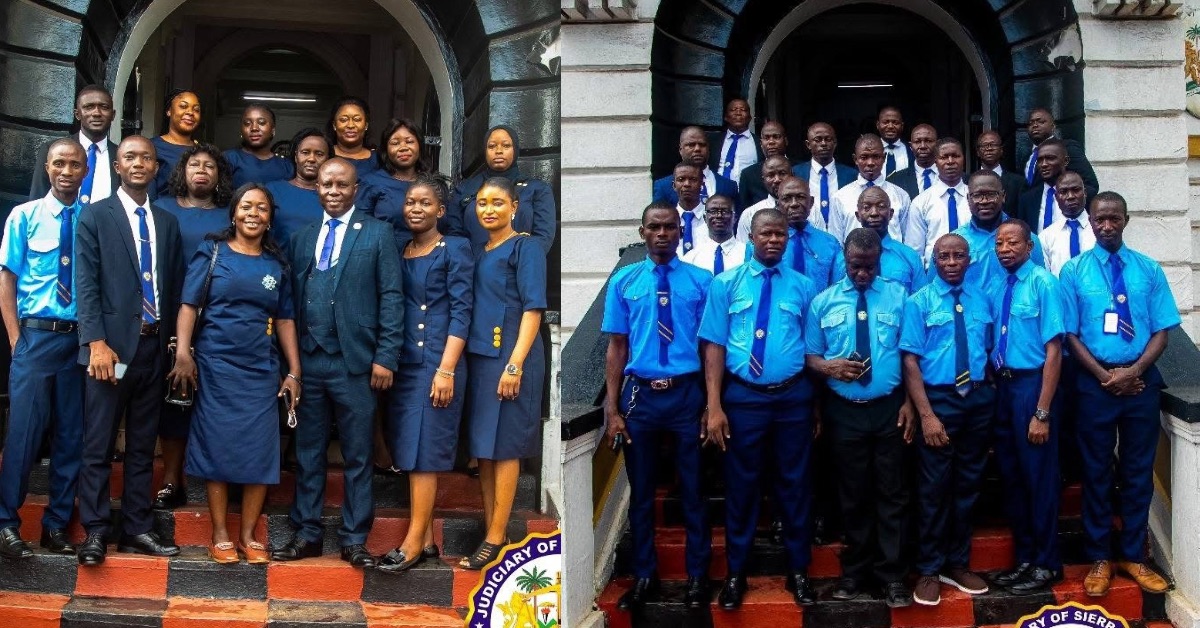 Judiciary of Sierra Leone Introduces Uniforms for Auxiliary Staff