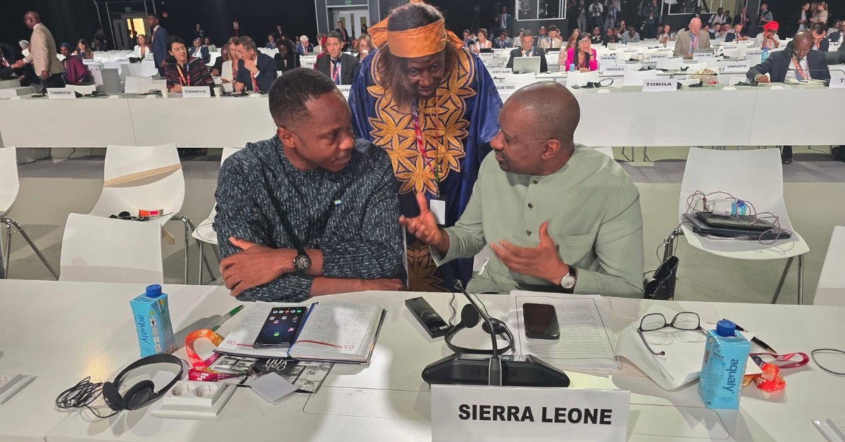 Chief Minister Sengeh Joins VP Juldeh Jalloh to Promote Financial Strategies at Global Summit in Spain