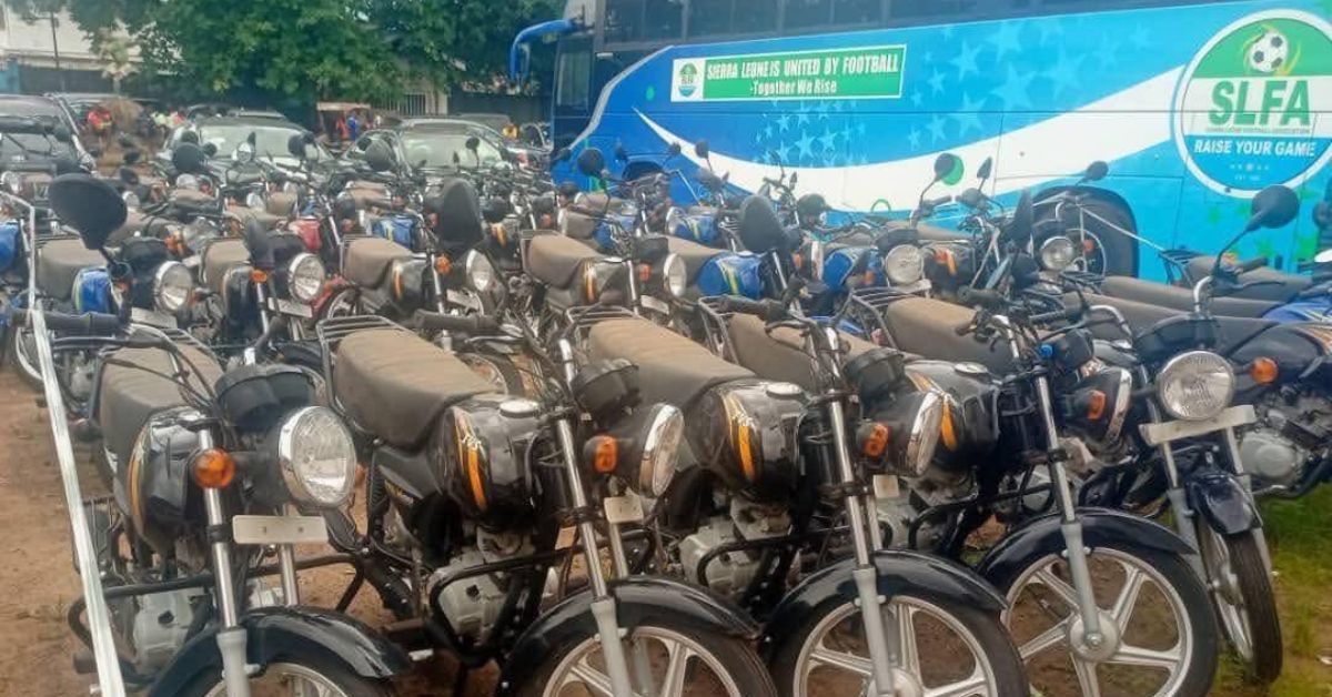 SLFA Allegedly Abandons FIFA-Funded Motorbikes, Leaves Them to Rust
