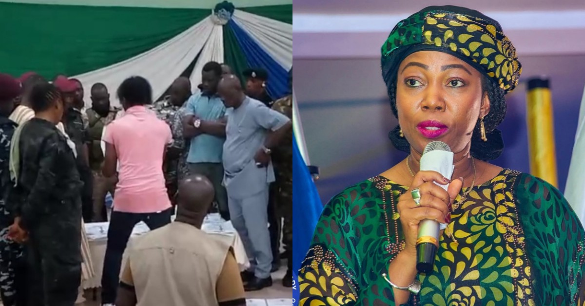 Drama at SLPP Women’s Leader Election as Fatima Bio Rejects Phone Ban by Election Team