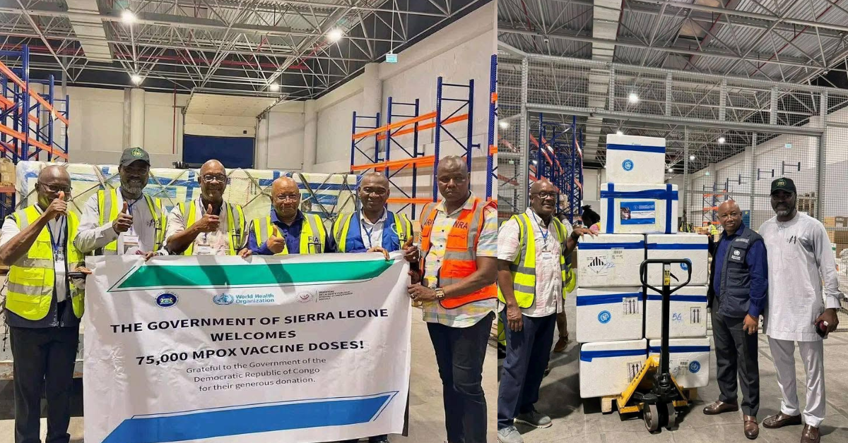  Democratic Republic of Congo Supports Sierra Leone with 75,000 Mpox Vaccines