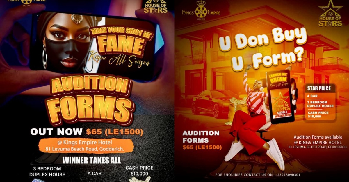 House of Stars Begins Sale of Audition Forms for Season Three Reality TV Show