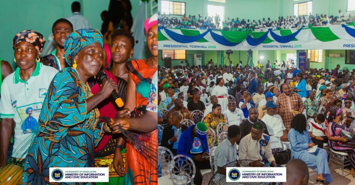 Kenema Residents Hail Presidential Townhall