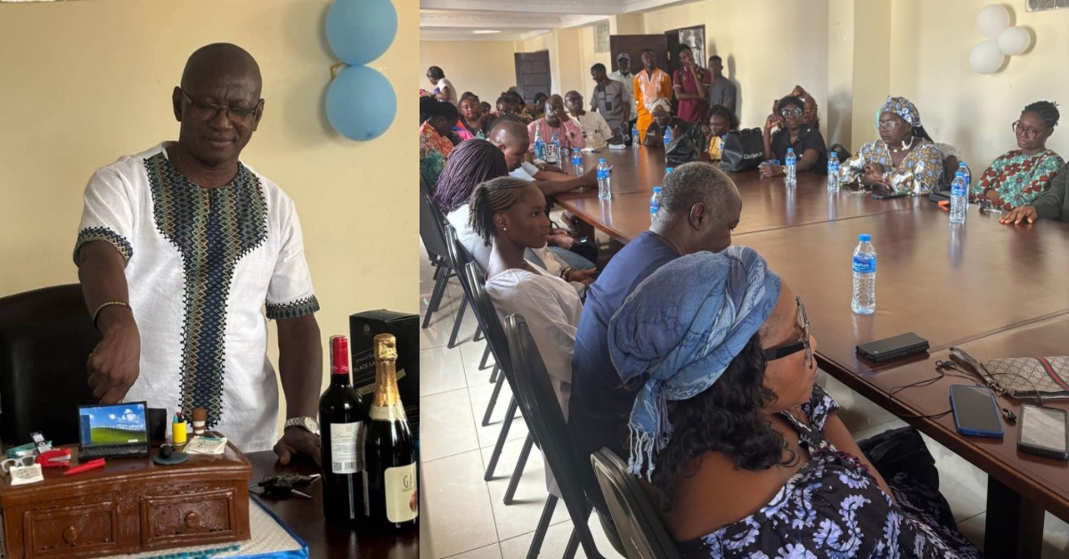 Ministry of Gender Honors Its Chief Director Joseph Sinnah with Farewell Ceremony as He Departs