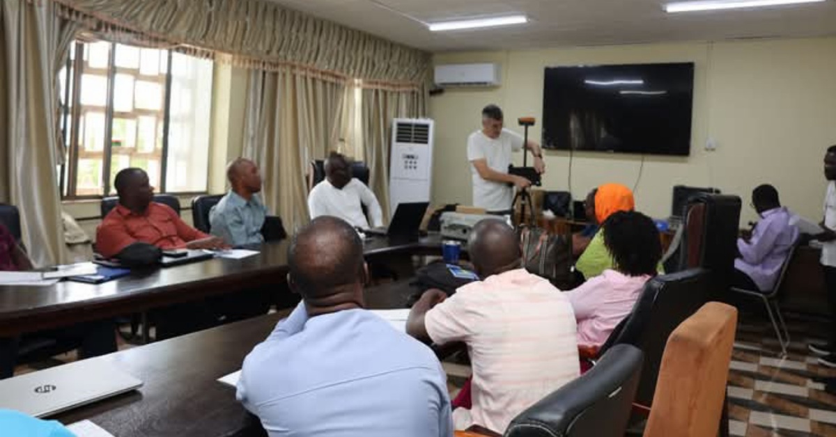 Lands Ministry Trains Surveyors on Advance CORS Network and Survey Equipment