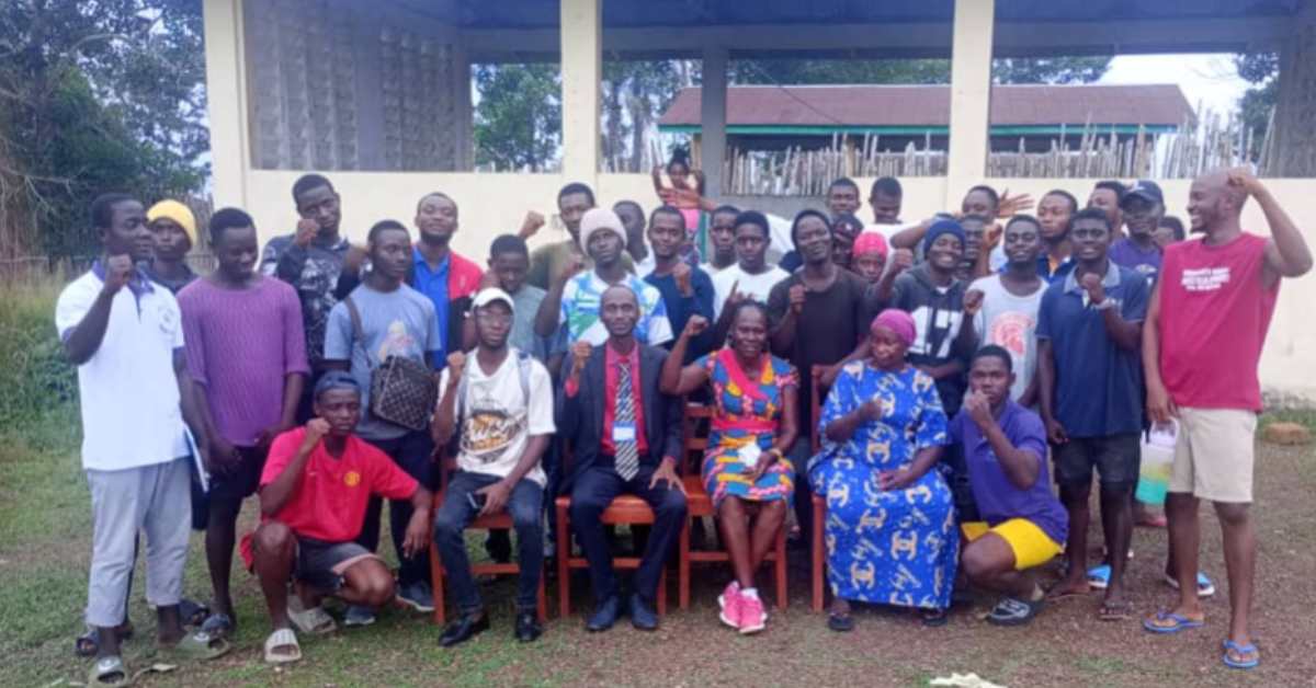 PEACE SALONE Engages Reformed Drug Addicts on Implications of Drug Abuse