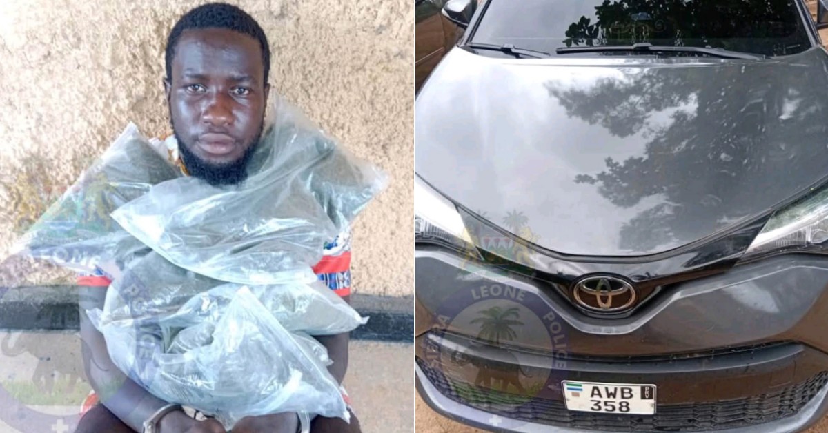 Police Arrest Drug Trafficker at Fallah Checkpoint With Over 5kg of Kush Hidden in Car